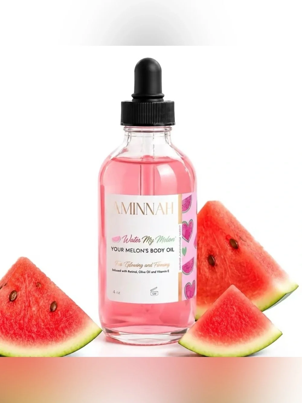 Aminnah Water My Melons Body Oil Full Size NEW